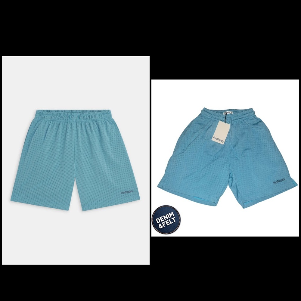 MadHappy Women’s SUMMER COLLECTION MESH Athletic SHORTS | Adriatic/Blue| NEW/NWT